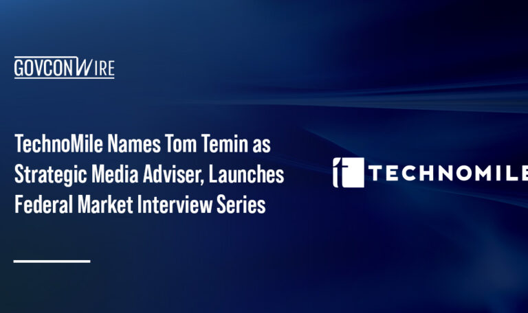 TechnoMile logo. TechnoMile appointed journalist Tom Temin as strategic media adviser.