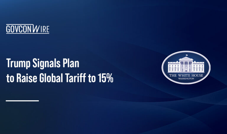 White House. President Donald Trump said he plans to raise the 10 percent worldwide tariff to 15 percent.