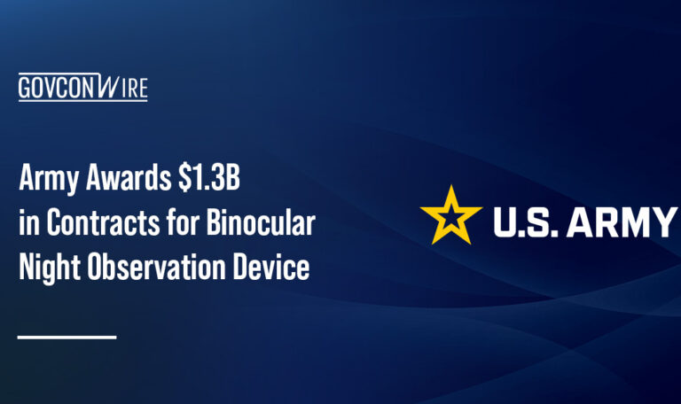 US Army logo. The US Army has awarded $1.27 billion in contracts for BiNOD.