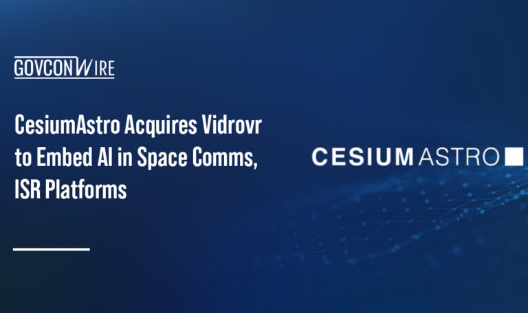 CesiumAstro logo. CesiumAstro has acquired Vidrovr, an AI firm specializing in real-time, multimodal signal analysis.