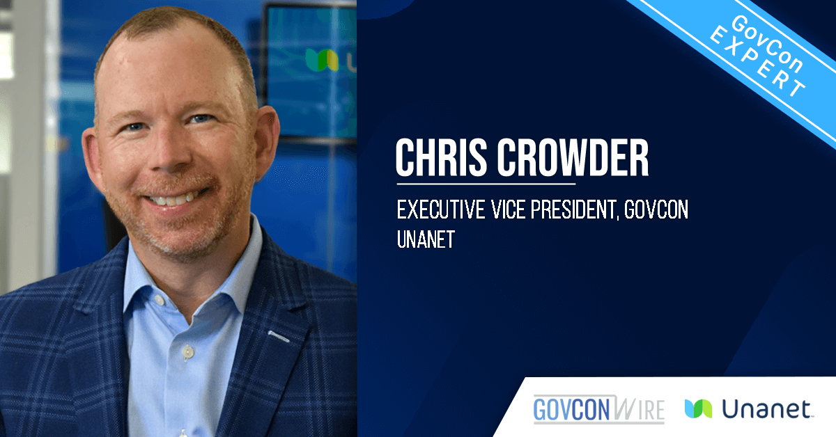 Chris Crowder. The Unanet EVP says mentor-protégé JVs must have governance, financial structure and long-term strategy.