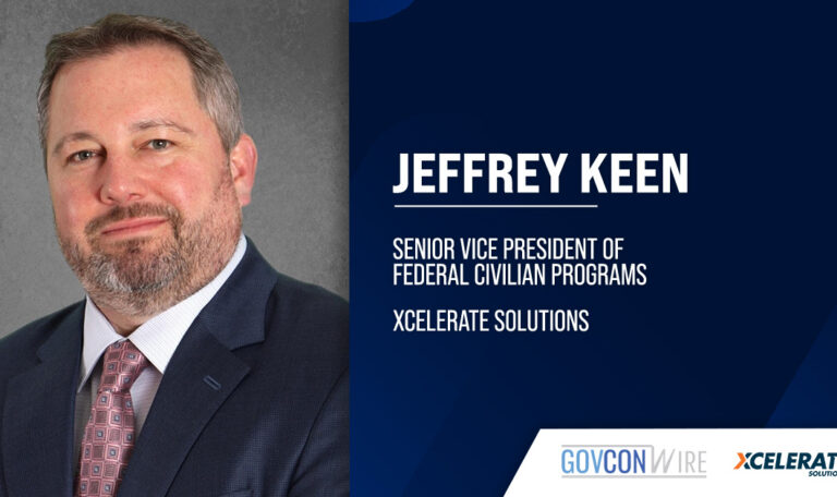 Jeffrey Keen Joins Xcelerate Solutions as SVP of Federal Civilian Programs