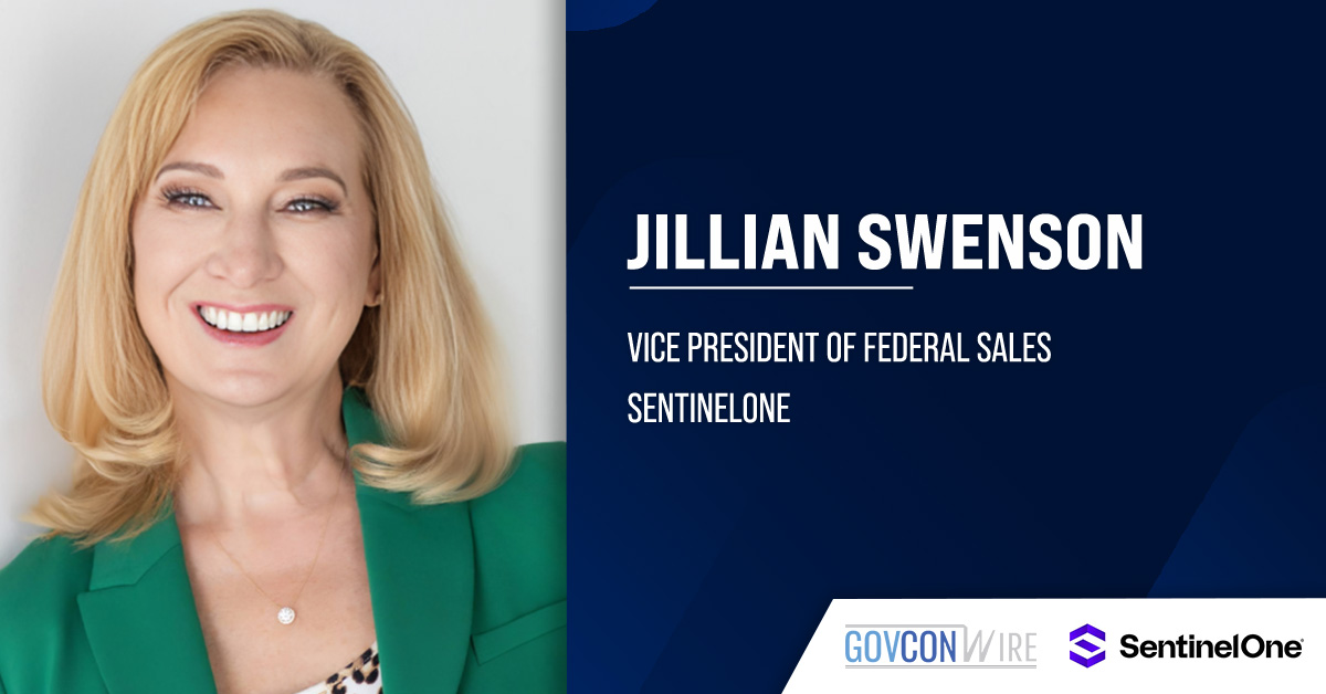 SentinelOne VP Jillian Swenson. Former AWS executive Jillian Swenson has been named VP of federal sales at SentinelOne.