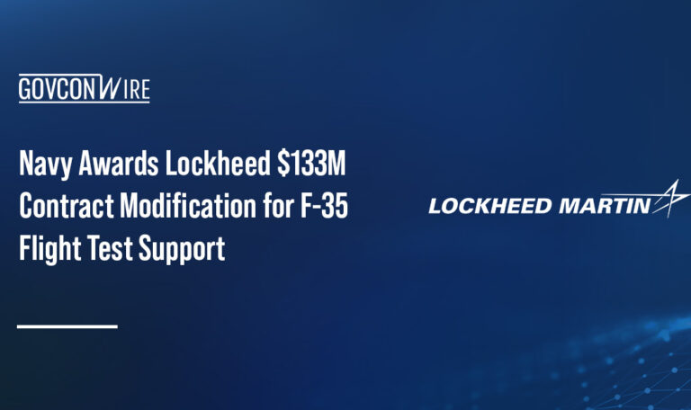 Navy Awards Lockheed $133M Contract Modification for F-35 Flight Test Support