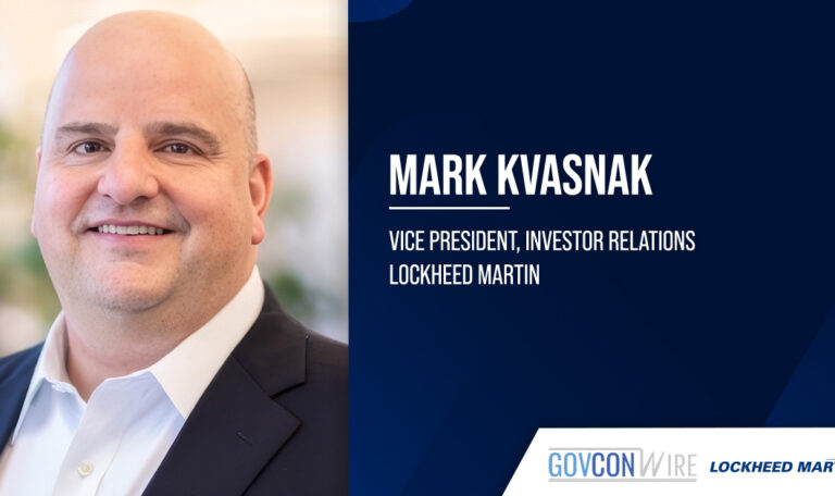 Lockheed Appoints Mark Kvasnak as Investor Relations VP