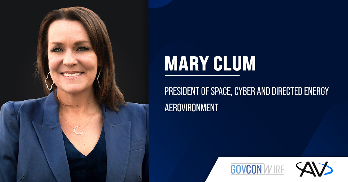 AeroVironment President Mary Clum. The U.S. Army awarded AeroVironment a contract to develop the GENESIS testing environment.