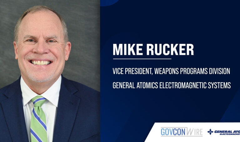 Mike Rucker, vice president of GA-EMS' weapons programs division. Rucker was appointed to a new position at GA-EMS.