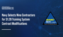 NAWCTSD logo. NAWCTSD awarded conytract modifications to nine companies for the training system support contract.