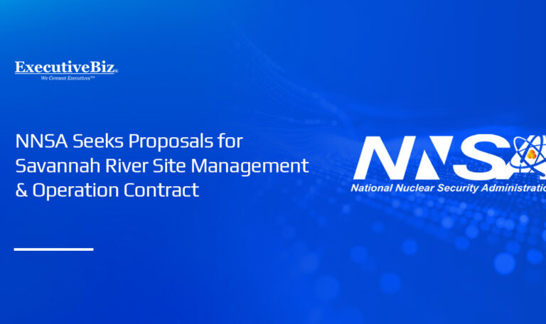 NNSA logo. NNSA issued a request for proposals for a contract to manage and operate the Savannah River Site.