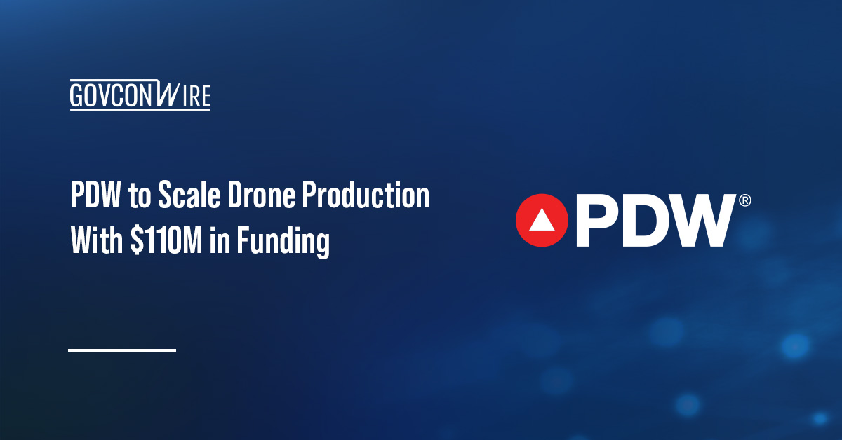 Performance Drone Works logo. PDW raised over $110 million in Series B funding round to scale military drone production.