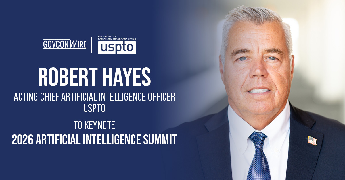 Robert Hayes, acting chief artificial intelligence officer at USPTO. Hayes will join the 2026 AI Summit as a keynote speaker