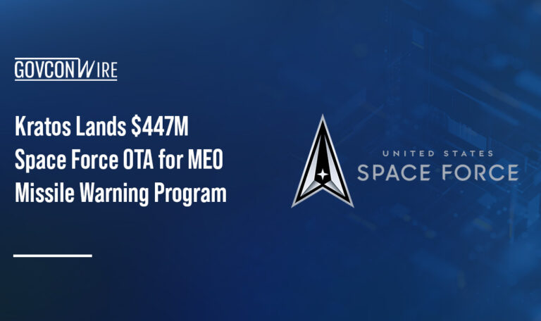 Kratos Lands $447M Space Force OTA for MEO Missile Warning Program