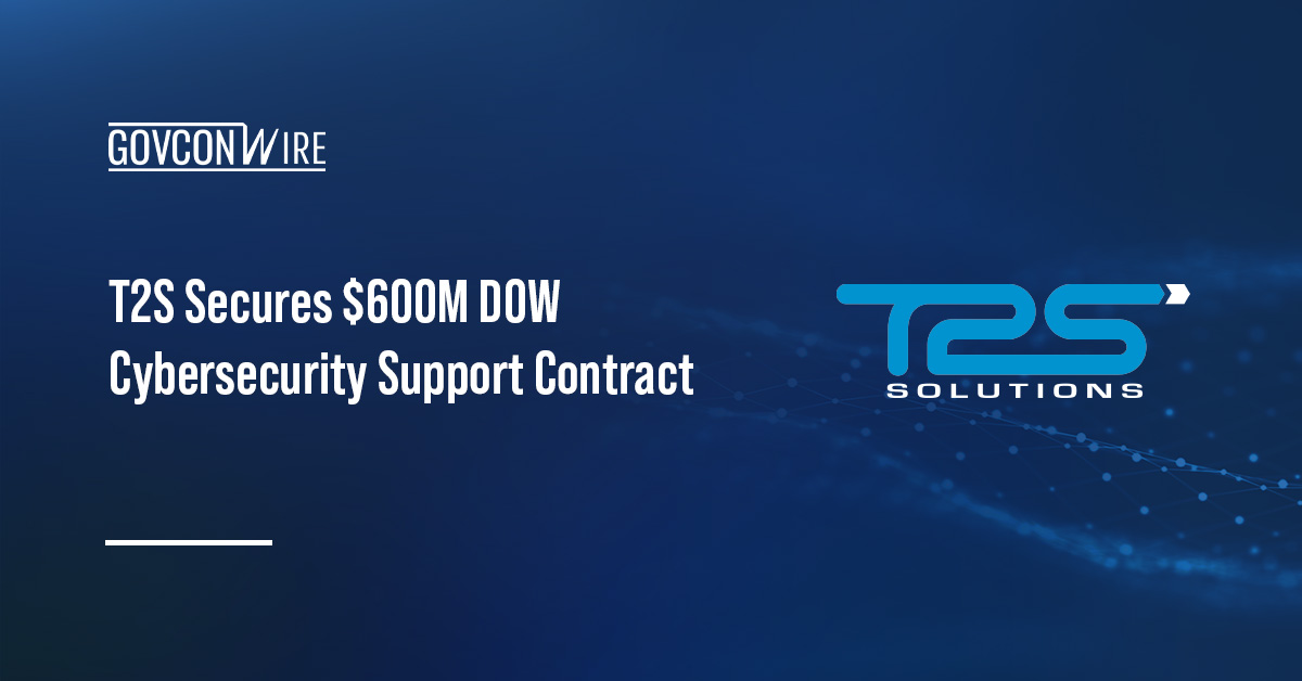 T2S Secures $600M DOW Cybersecurity Support Contract T2S Solutions logo. T2S secured a DOW contract to provide cybersecurity platforms and services for defense infrastructure.