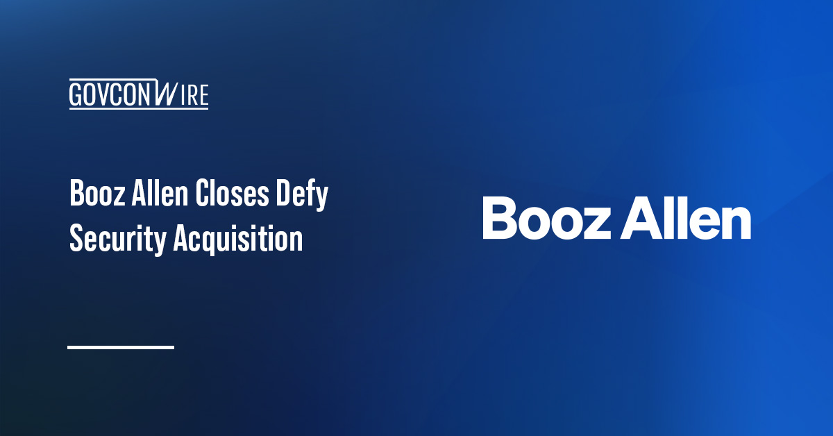 Booz Allen Closes Defy Security Acquisition Booz Allen Hamilton logo. Booz Allen has finalized its acquisition of Defy Security.
