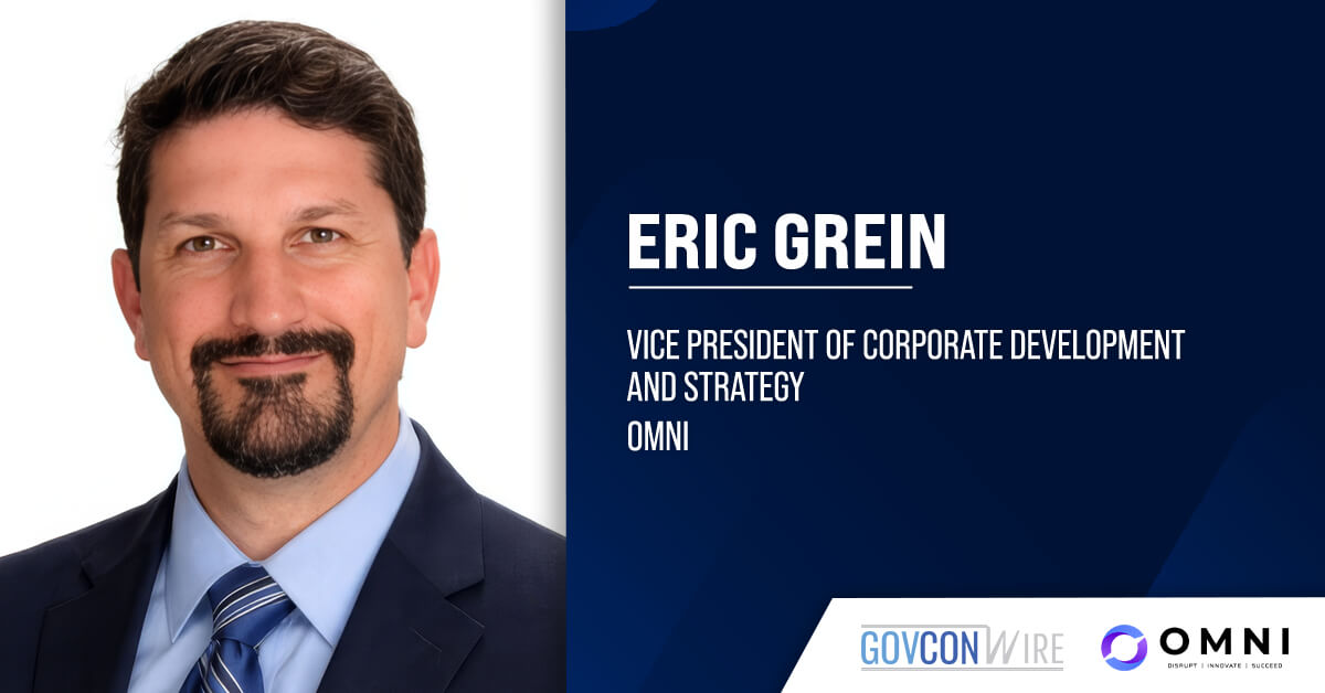 Eric Grein. OMNI has named Eric Grein as vice president of corporate development and strategy.