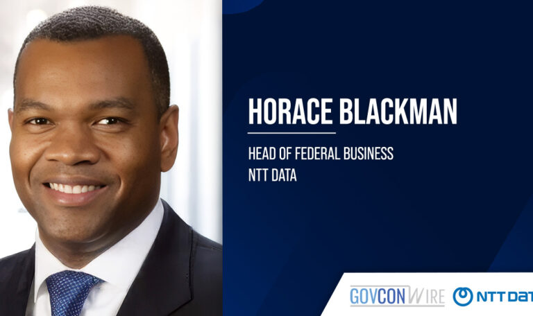 Horace Blackman Named NTT DATA Federal Business Lead