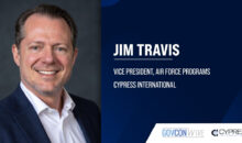Jim Travis, vice president of Air Force programs at Cypress International. Cyprus promoted Travis as VP of Air Force programs