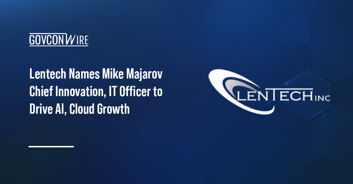 Lentech Names Mike Majarov Chief Innovation, IT Officer to Drive AI, Cloud Growth Lentech logo. Lentech has appointed Mike Majarov as chief innovation and information technology officer.