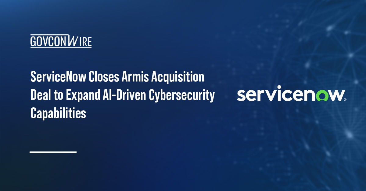 ServiceNow logo. ServiceNow has completed its $7.75 billion acquisition of Armis.