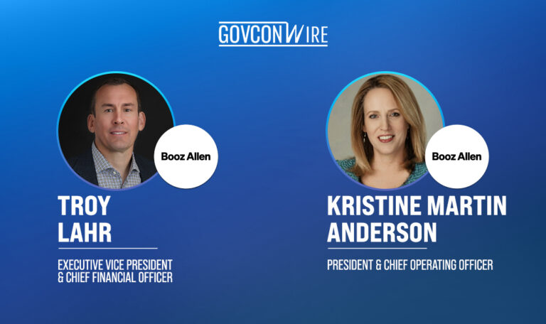 Booz Allen Names Troy Lahr CFO, Elevates Kristine Martin Anderson to President