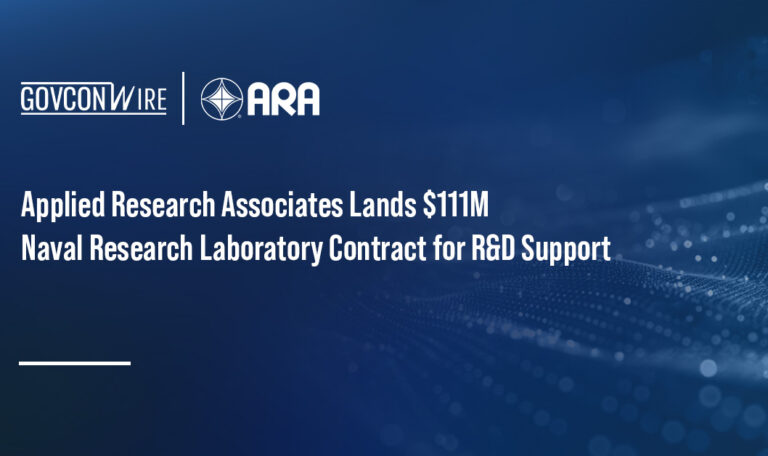 Applied Research Associates Lands $111M Naval Research Laboratory Contract for R&D Support Applied Research Associates Lands $111M Naval Research Laboratory Contract for R&D Support