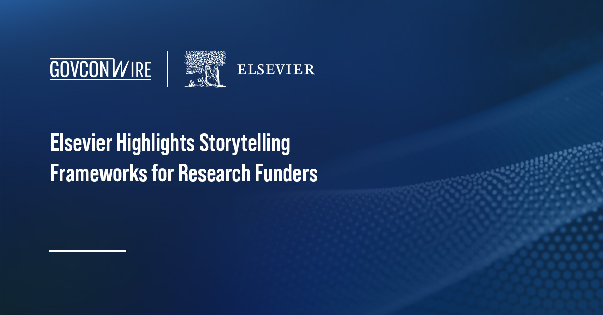 Elsevier Highlights Storytelling Frameworks for Research Funders Elsevier logo. Elsevier has discussed how storytelling frameworks could help research funders communicate research impact.