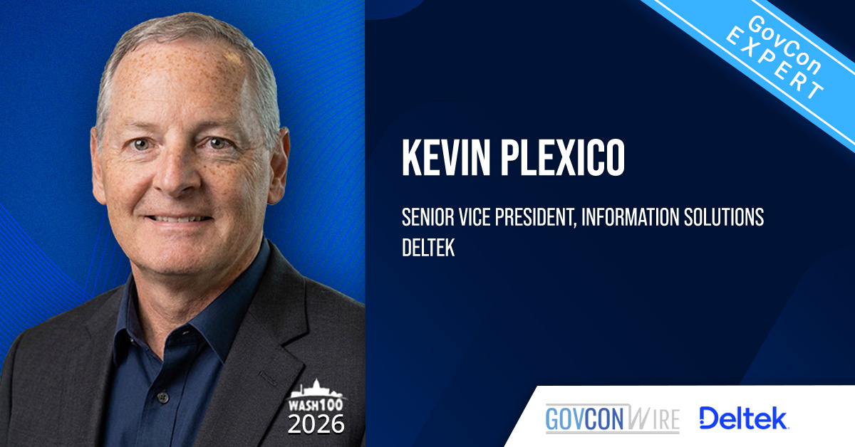 Kevin Plexico. The SVP of information solutions for Deltek discussed the company's 17th annual GovCon Clarity Report.