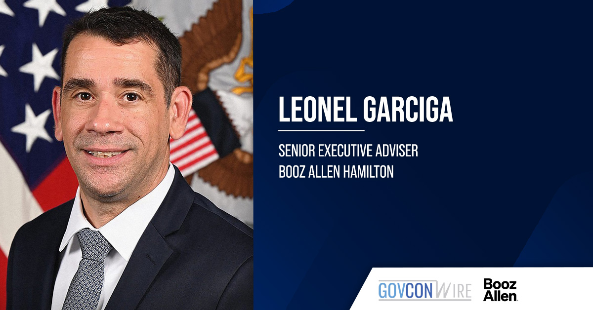 Leonel Garciga. The former Army CIO has joined Booz Allen Hamilton as a senior executive adviser.