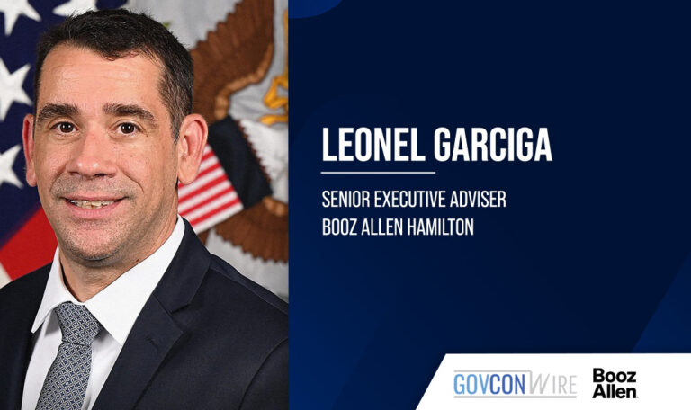 Leonel Garciga Joins Booz Allen as Senior Executive Adviser