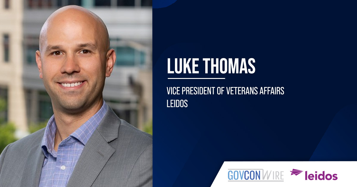 Leidos Appoints Luke Thomas as VP of Veterans Affairs