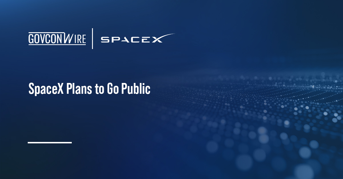 SpaceX Plans to Go Public SpaceX logo. SpaceX has filed a registration statement with the Securities and Exchange Commission for its planned IPO.