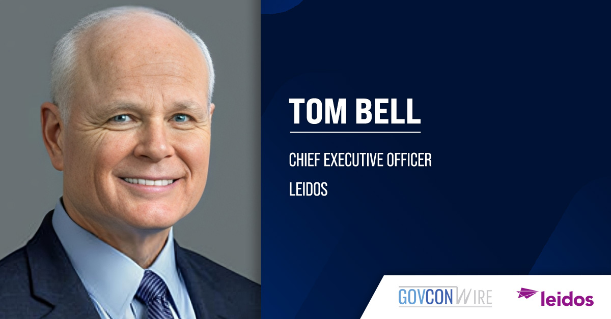 Tom Bell, CEO of Leidos. Bell discussed Leidos' financial report for the first quarter of fiscal 2026