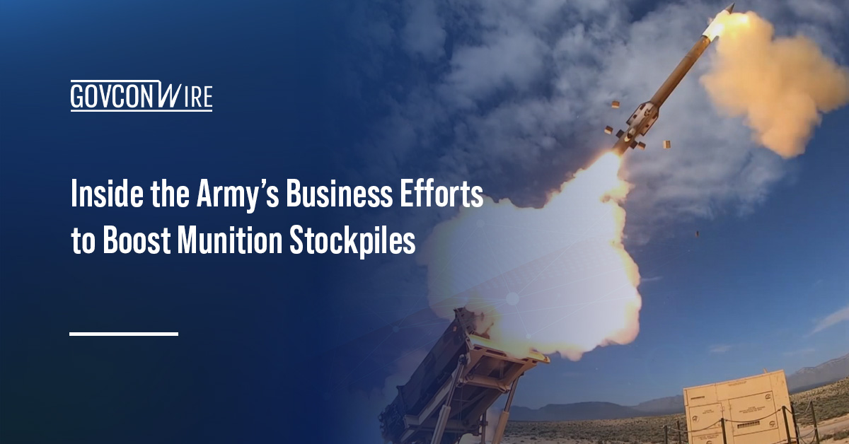Army Contracting Command to Negotiate Munition Deals Directly With Subcontractors