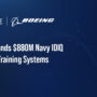 Boeing Lands $880M Navy IDIQ for P-8A Training Systems Boeing logo. Boeing has received an $880 million IDIQ Navy contract to procure and modernize P-8A Poseidon training systems.