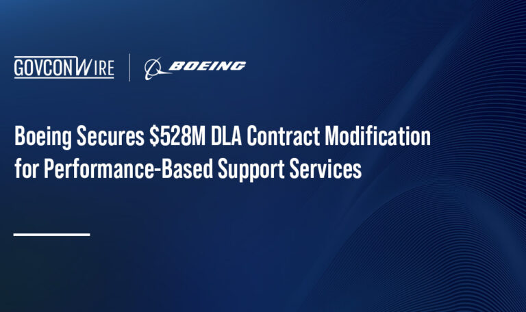 Boeing Secures $528M DLA Contract Modification for Performance-Based Support Services