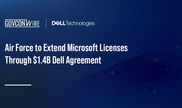 Air Force to Extend Microsoft Licenses Through $1.4B Dell Agreement