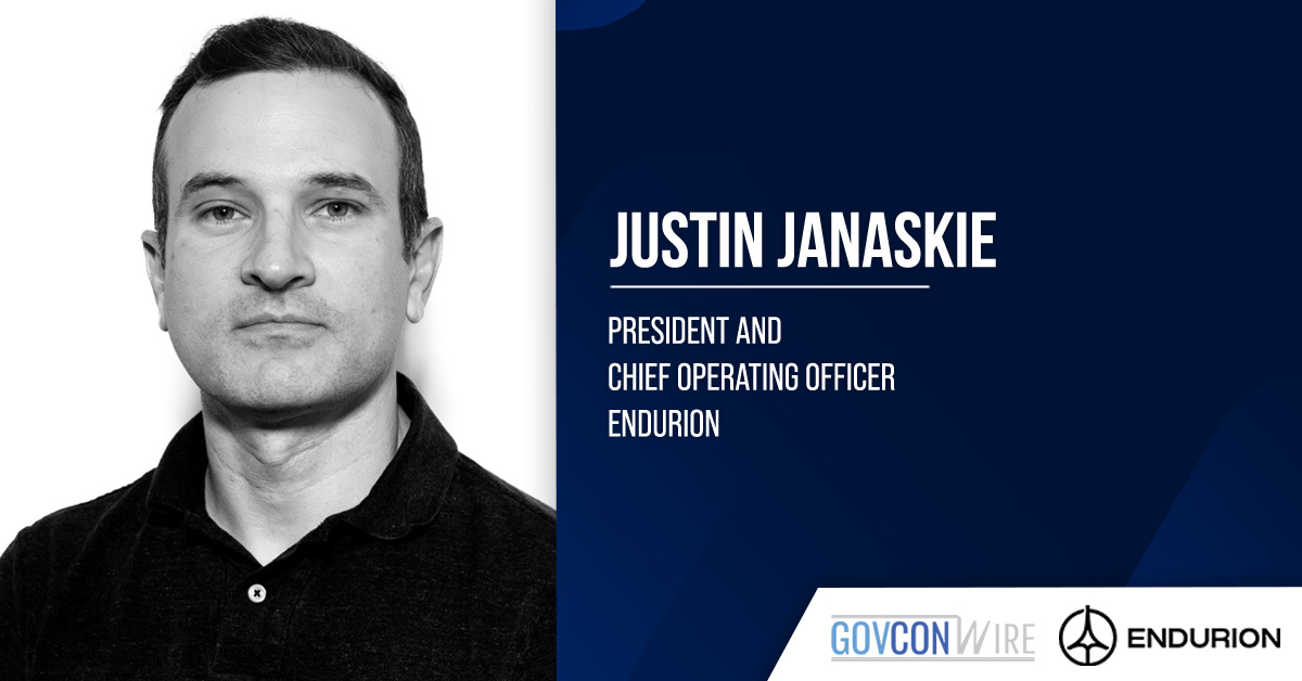 MAG Aerospace CTO Justin Janaskie Accepts President, COO Post at Endurion Justin Janaskie. The new president and COO of Endurion joins the company from MAG Aerospace.