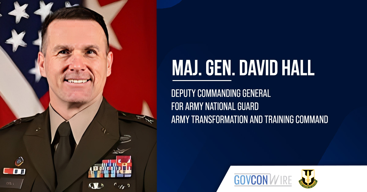 David Hall. The Army T2COM leader will deliver a keynote at the 2026 Army Summit on June 18.