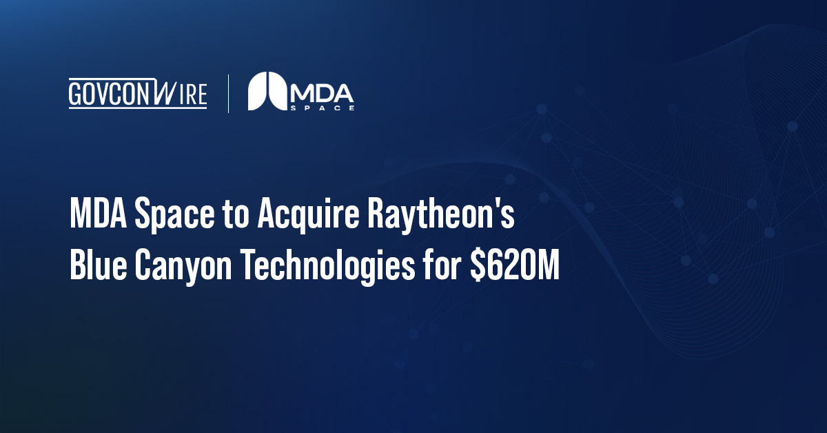 MDA Space to Acquire Raytheon’s Blue Canyon Technologies for $620M MDA Space logo. MDA Space has agreed to acquire Blue Canyon Technologies from RTX's Raytheon.