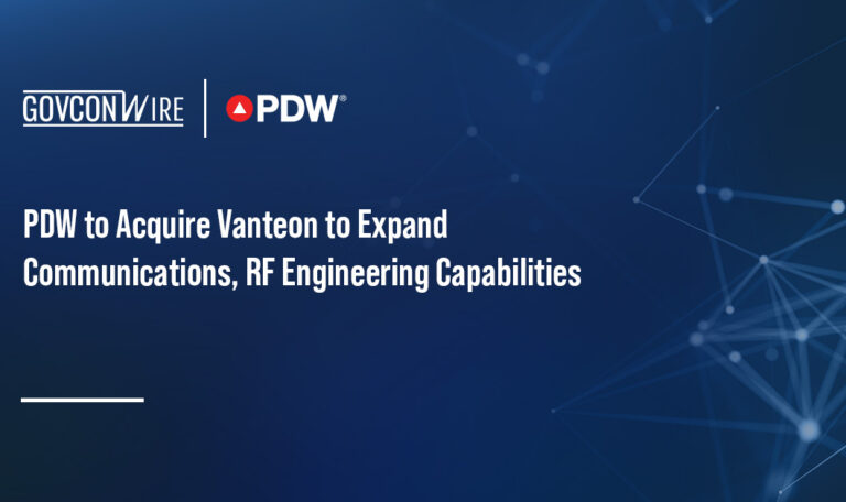 PDW to Acquire Vanteon to Expand Communications, RF Engineering Capabilities