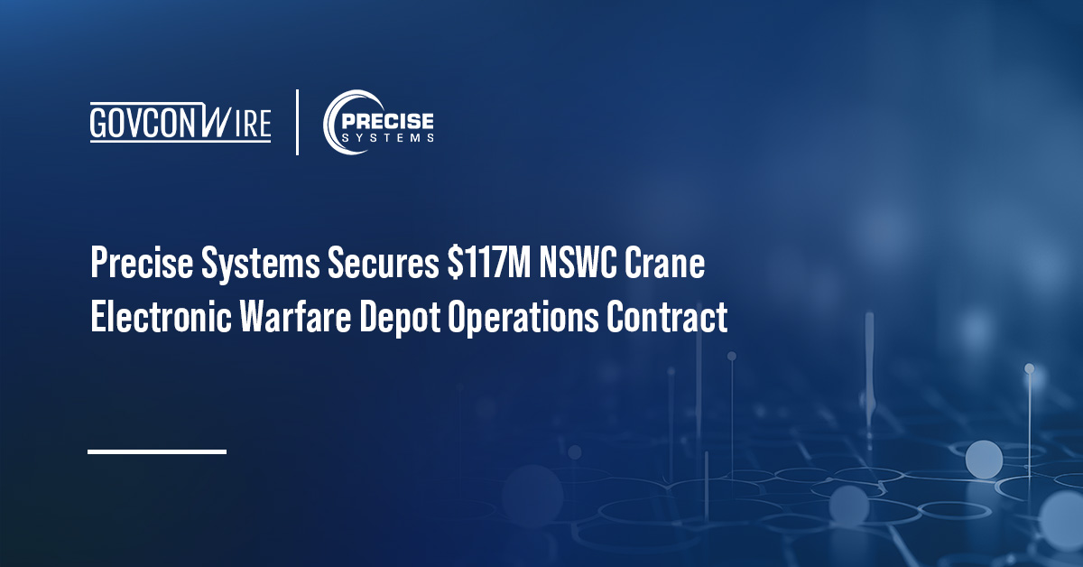 Precise Systems Secures $117M NSWC Crane Electronic Warfare Depot Operations Contract Precise Systems logo. NSWC Crane has awarded Precise Systems a contract to support electronic warfare depot operations.