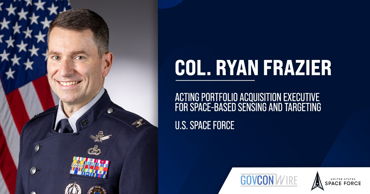 SpaceX Books $4.2B Space Force OTA for Space-Based Airborne Target Tracking Program Col. Ryan Frazier. The acting Space Force PAE for space-based sensing and targeting commented on the SB-AMTI program.