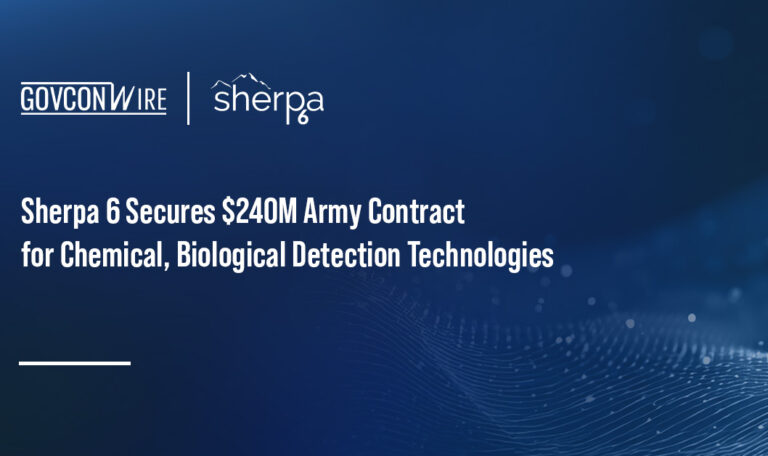 Sherpa 6 Secures $240M Army Contract for Chemical, Biological Detection Technologies