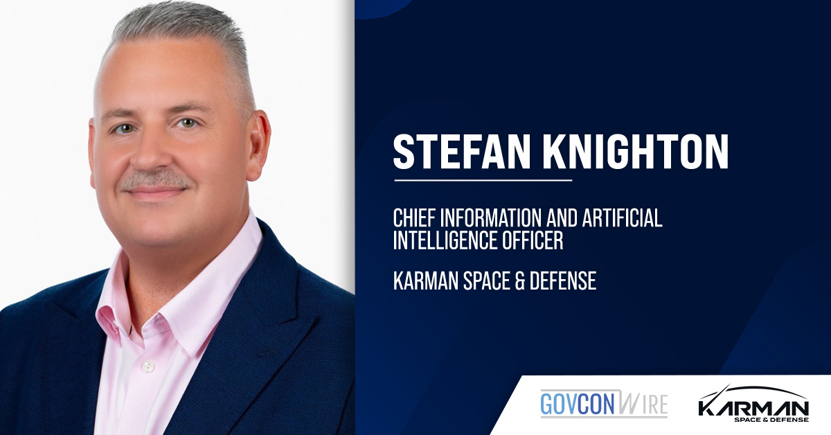 Stefan Knighton. Karman Space & Defense has named Stefan Knighton as chief information and artificial intelligence officer.
