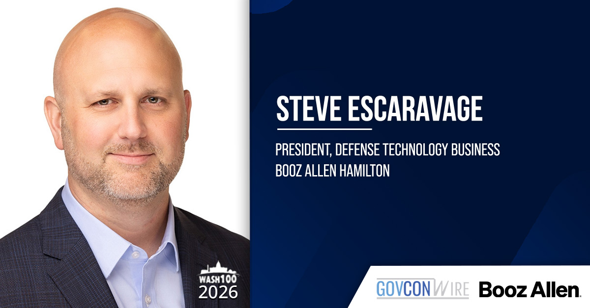 Steve Escaravage. Booz Allen’s defense tech president commented on the proposed acquisition of  Ultra Mission Solutions.