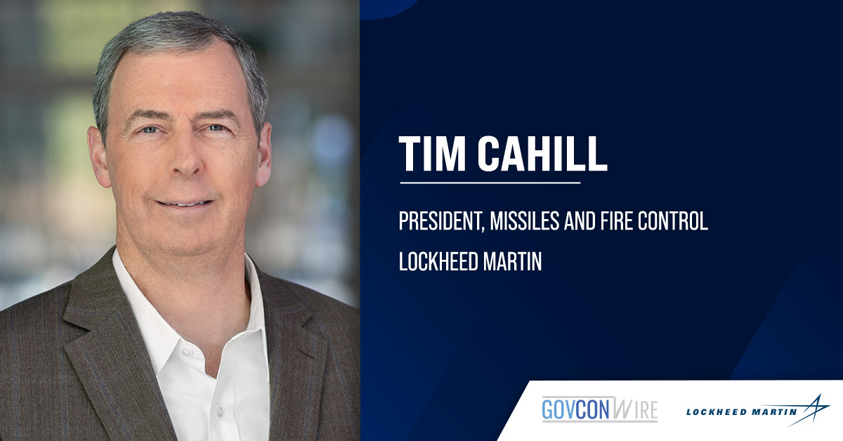 Tim Cahill. The Lockheed Martin executive discussed the Department of War contract to scale production of THAAD interceptors.