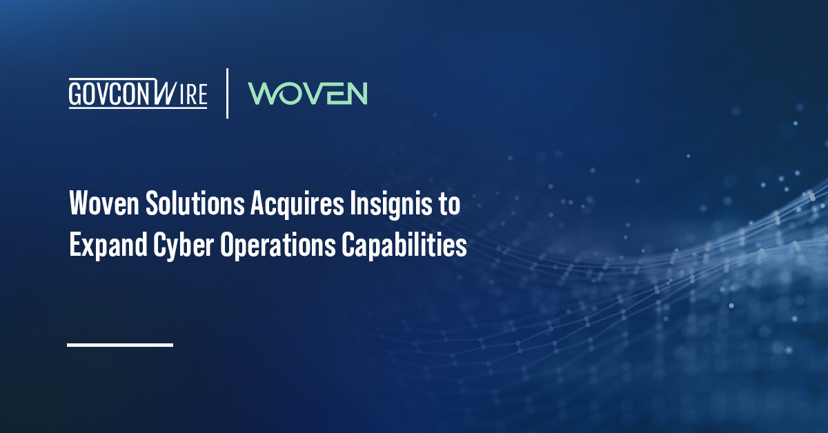 Woven Solutions Acquires Insignis to Expand Cyber Operations Capabilities Woven Solutions logo. Woven Solutions has acquired Insignis to expand its cyber operations capabilities.