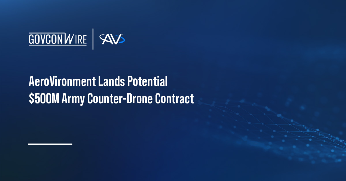 AeroVironment Lands Potential $500M Army Counter-Drone Contract AeroVironment logo. The U.S. Army has awarded AeroVironment a contract to provide commercial counter-UAS technologies.