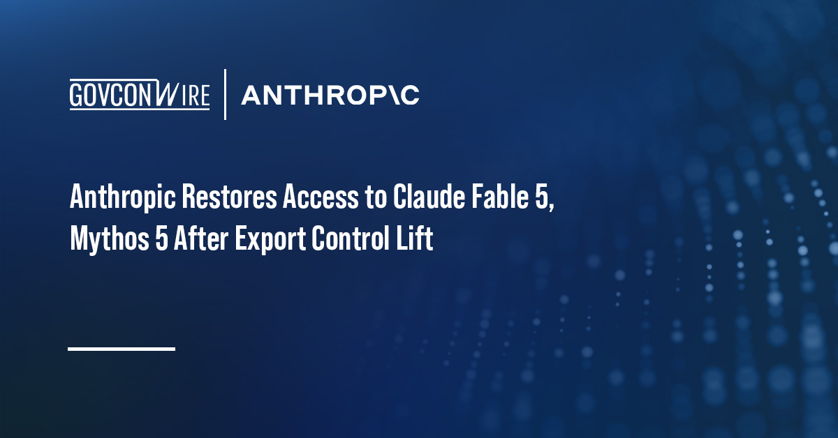 Anthropic Restores Access to Claude Fable 5, Mythos 5 After Export Control Lift Anthropic logo. Anthropic said access to Claude Fable 5 and Claude Mythos 5 AI models has been restored.