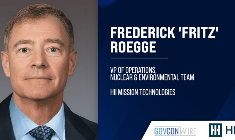 HII Names Retired Navy Vice Adm. Frederick ‘Fritz’ Roegge Nuclear Operations VP